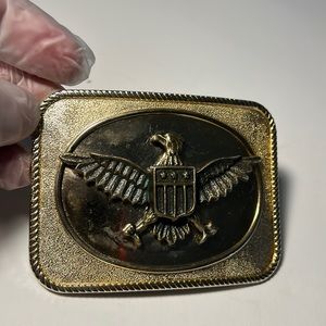Eagle buckle belt unisex